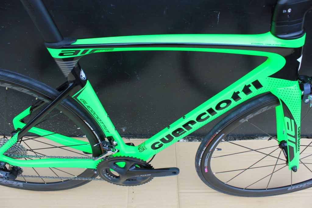 Cadre Vélo Piste GUERCIOTTI CRUX Alu Fourche Carbone - Taille S - État Neuf