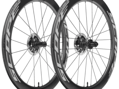 Roues SCOPE R5 Disc carbone 57 mm pneu Noire/Blanche