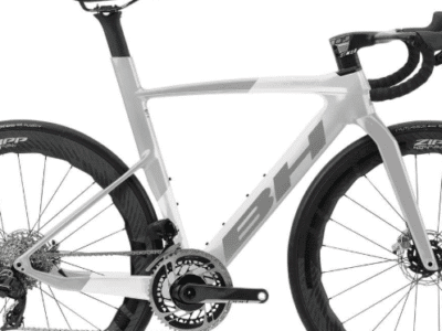 Cadre BH AEROLIGHT carbone Silver/blanc 950 gr