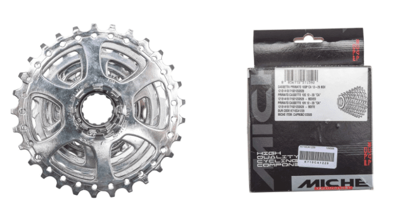 Cassette Miche Primato 9 Vitesses 13-28 Dents - Compatible Campagnolo Pour Vélo De Route