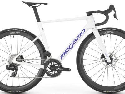 Vélo MEGAMO PULSE 07 SLR Carbone SRAM Rival AXS 12V PowerMeter 2026 White Ice