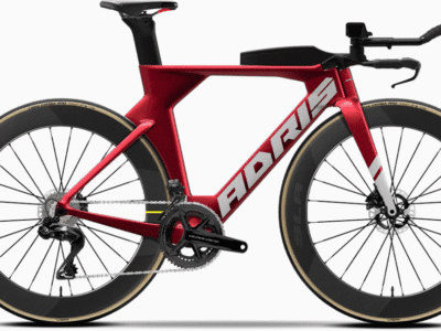 Vélo ADRIS LA FUSEE Carbone Shimano Dura-Ace Di2 12V Rouge Chrome ( Made In France)