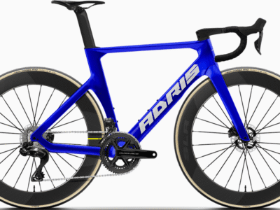 Vélo ADRIS LE VITESSE Carbone Shimano Dura-Ace Di2 12V Bleu Chrome (Made In France)