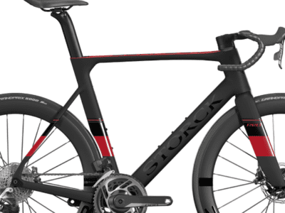 Cadre STORCK AERFAST Pro + cintre + tige de selle Red