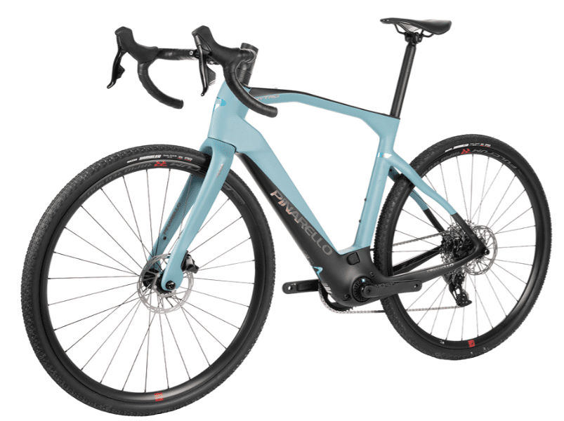 Vélo électrique PINARELLO Nytro E5 Gravel Carbone Sram Rival AXS 12V Bleu Airforce – Image 3