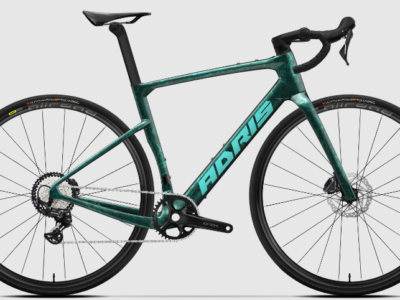 Vélo ADRIS PERFORMANCE Gravel AXR carbone Shimano GRX 610 12V Vert Marbré