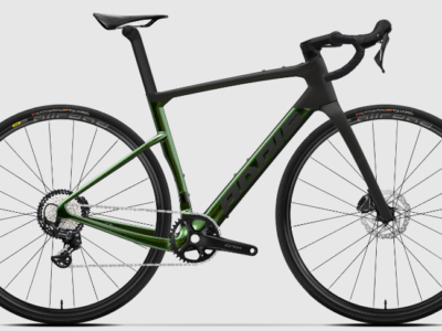 Vélo ADRIS PERFORMANCE Gravel AXR carbone Shimano GRX 610 12V Vert tropical